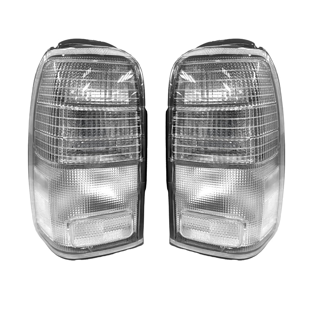 1996 - 2002 Toyota 4Runner Frosted Lens All Clear Tail Lights