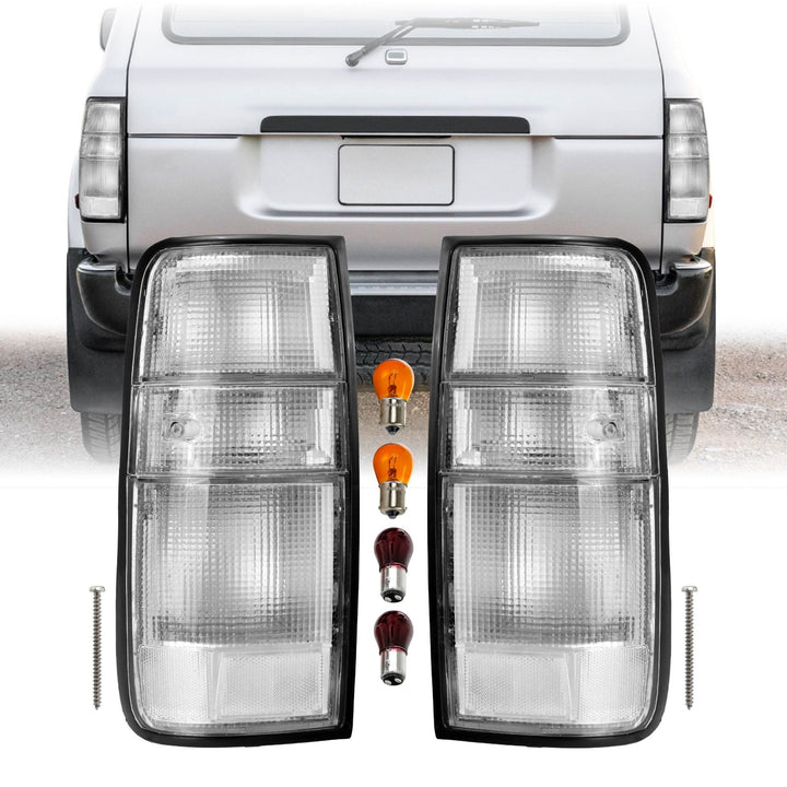 1991 1992 1993 1994 1995 1996 1997 Toyota FJ80 FJ 80 82 FJ82 Land Cruiser 1995 1996 1997 Lexus LX450 LX 450 All Clear Lens Tail Lights

#light-source_incandescent