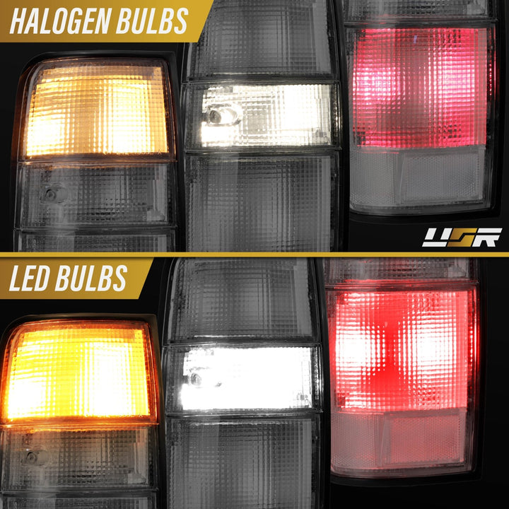 1991 1992 1993 1994 1995 1996 1997 Toyota FJ80 FJ 80 82 FJ82 Land Cruiser 1995 1996 1997 Lexus LX450 LX 450 All Clear Lens Tail Lights

#light-source_led