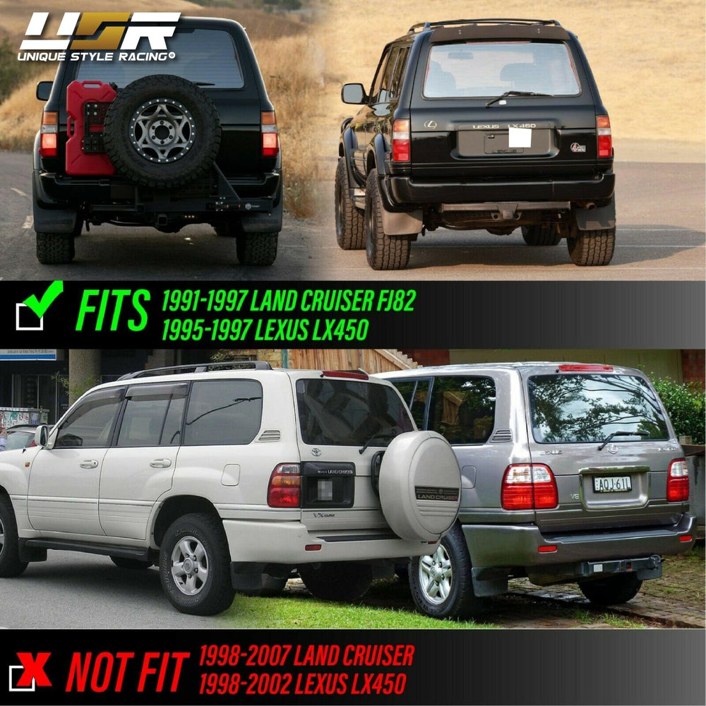 1991 - 1997 Toyota Land Cruiser FJ80 / 1995 - 1997 Lexus LX450 Red/Clear OR Red/Smoke LED Tail Light