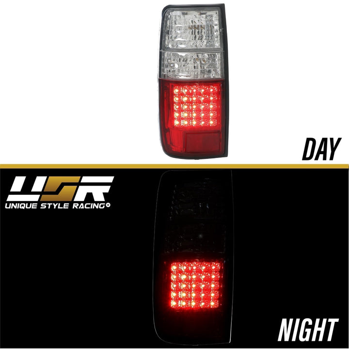 1991 - 1997 Toyota Land Cruiser FJ80 / 1995 - 1997 Lexus LX450 Red/Clear OR Red/Smoke LED Tail Light