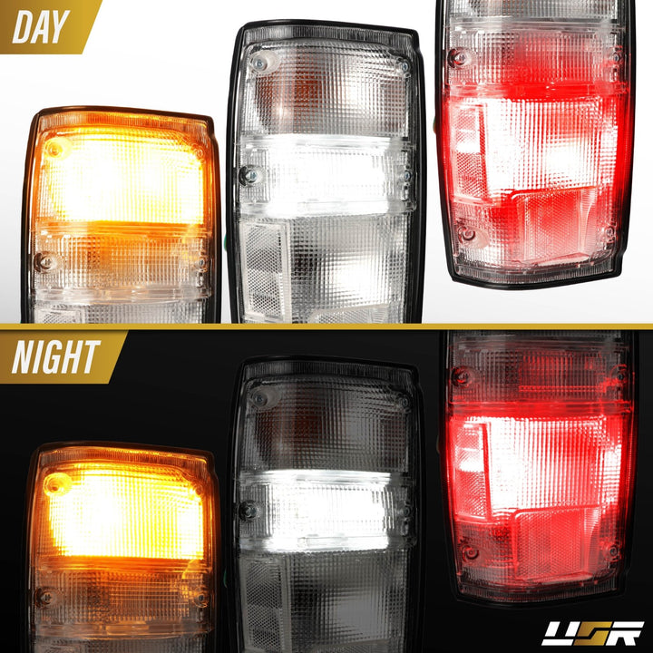 1984 - 1988 Toyota Pickup Truck 2WD / 4WD & 1984 - 1989 4Runner 4 Runner All Clear Lens Tail Lights

#light-source_led
