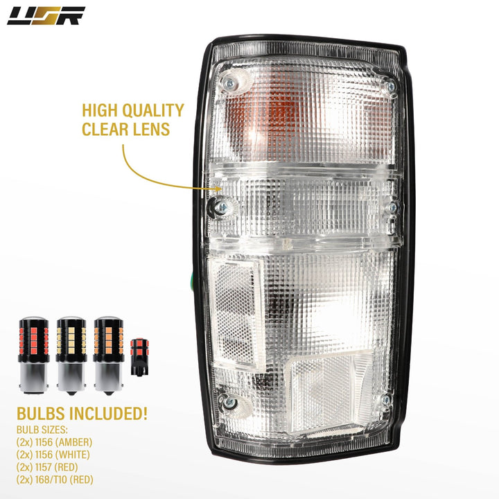 1984 - 1988 Toyota Pickup Truck 2WD / 4WD & 1984 - 1989 4Runner 4 Runner All Clear Lens Tail Lights

#light-source_led