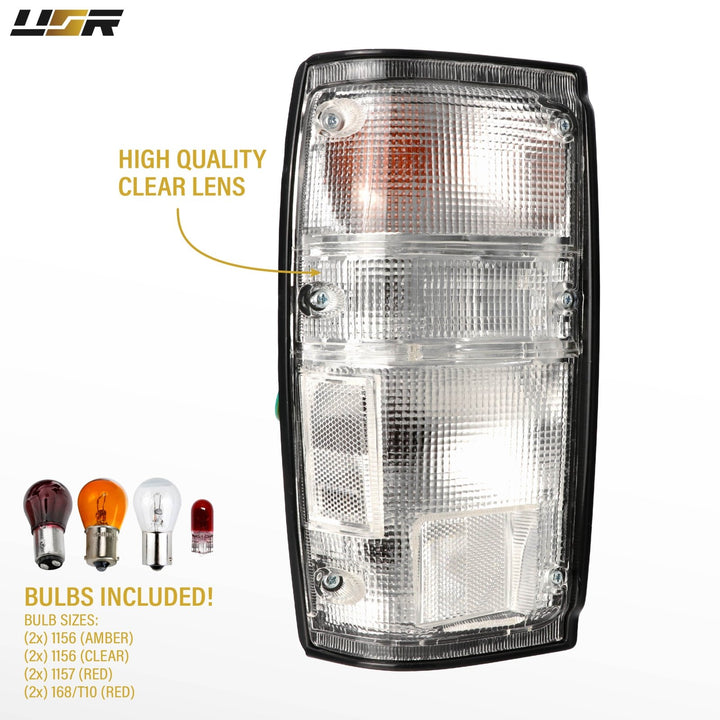 1984 - 1988 Toyota Pickup Truck 2WD / 4WD & 1984 - 1989 4Runner 4 Runner All Clear Lens Tail Lights

#light-source_incandescent