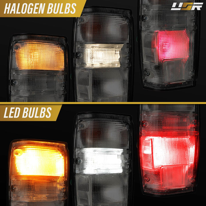 1984 - 1988 Toyota Pickup Truck 2WD / 4WD & 1984 - 1989 4Runner 4 Runner All Clear Lens Tail Lights

#light-source_led