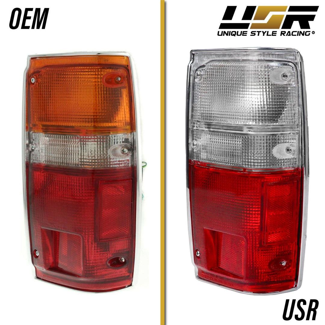 1984 - 1988 Toyota Pickup Truck 2WD & 4WD Red/Clear Lens Tail Light