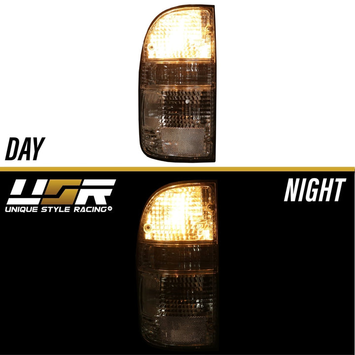 1995 - 2004 Toyota Tacoma All Clear Lens Tail Lights
