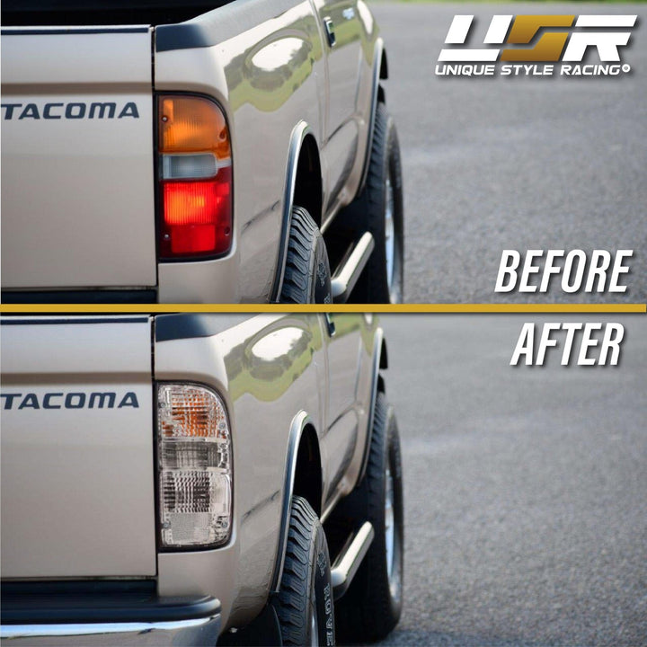 1995 - 2004 Toyota Tacoma All Clear Lens Tail Lights