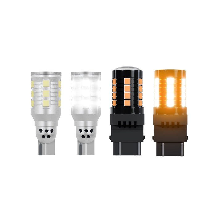 2005 - 2015 Toyota Tacoma Facelift Style Rear Clear Lens Black Housing LED Tail Lights