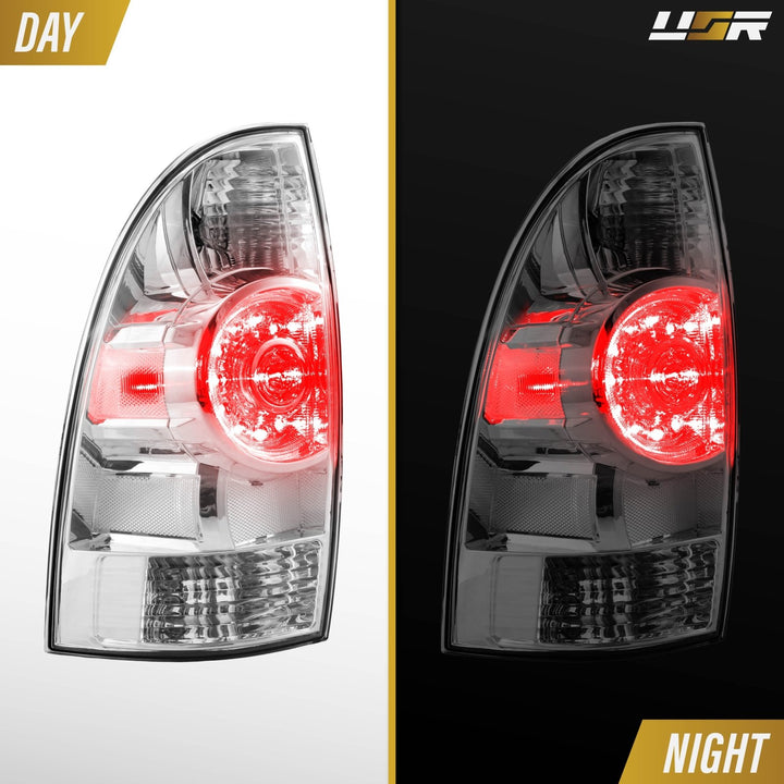 2005-2015 Toyota Tacoma All Clear Lens Full LED Tail Lights