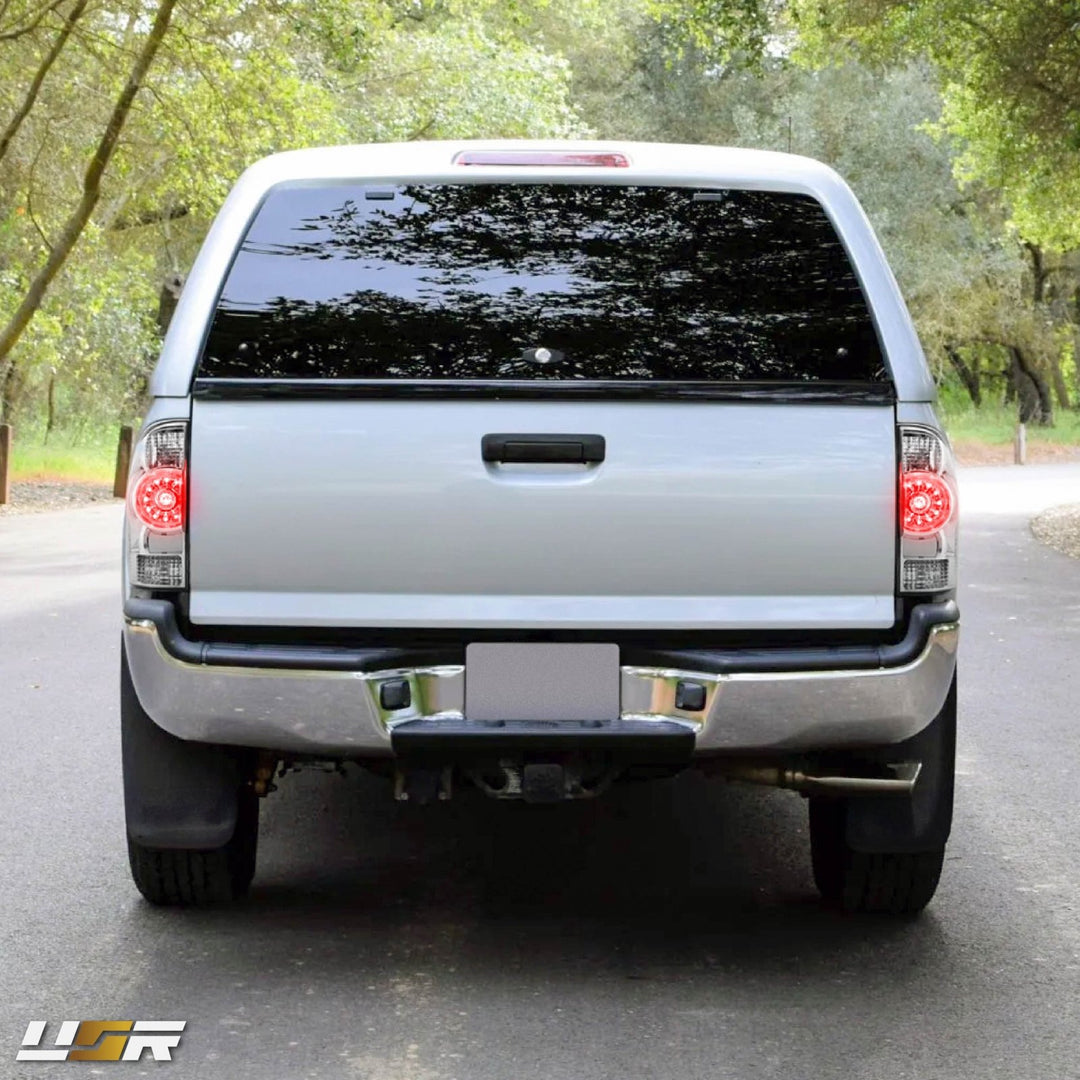 2005-2015 Toyota Tacoma All Clear Lens Full LED Tail Lights