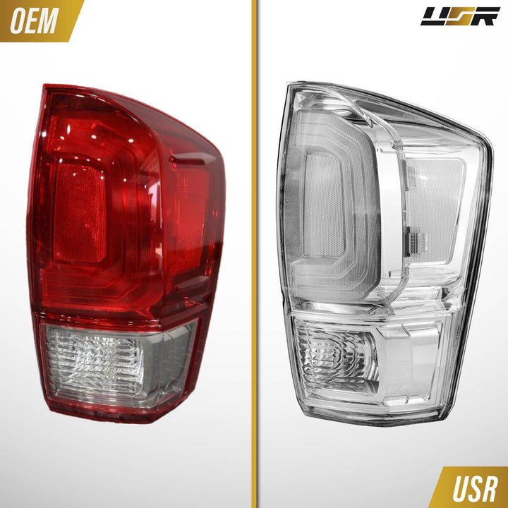 2016-2023 Toyota Tacoma All Clear Lens Tail Lights