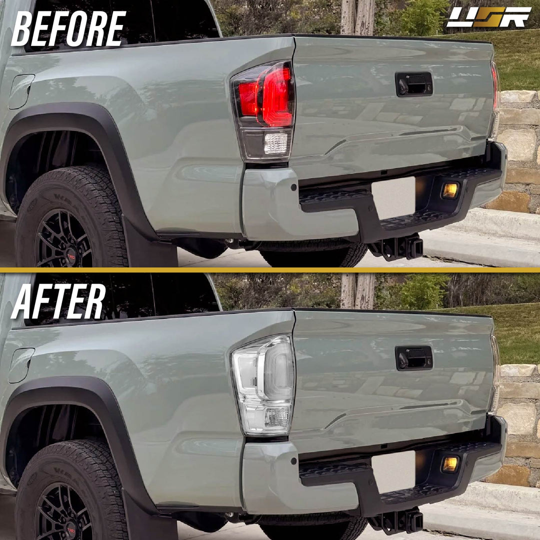 2016-2023 Toyota Tacoma All Clear Lens Tail Lights