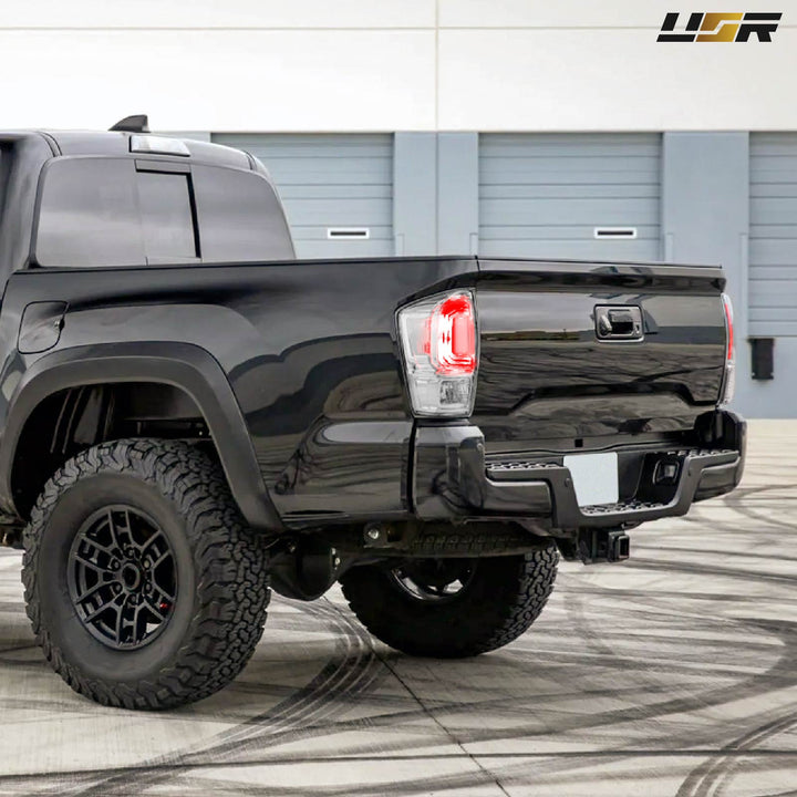 2016 16 2017 17 2018 18 2019 19 2020 20 2021 21 2022 22 2023 23 Toyota Tacoma All Clear Lens chrome Tail Lights

#light-source_led