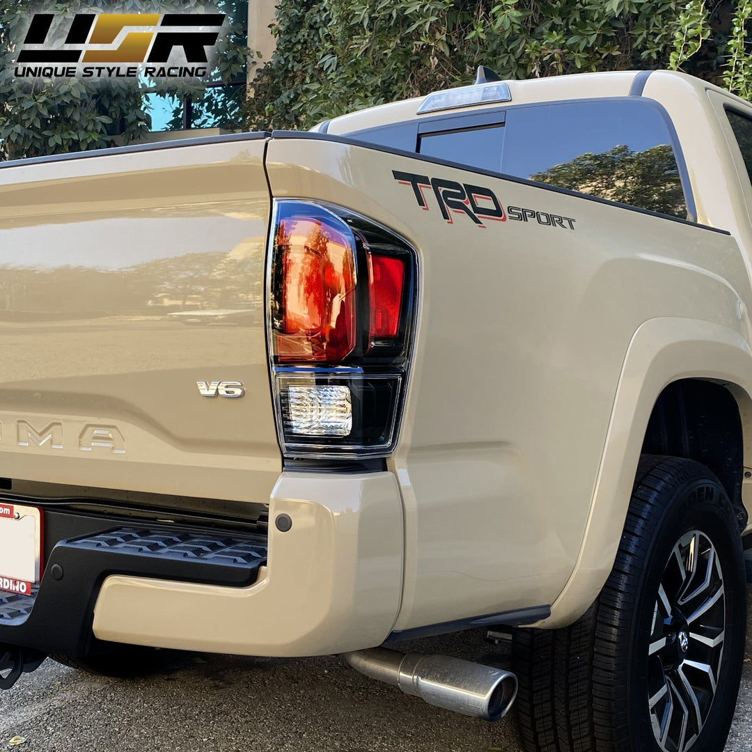2016 - 2021 Toyota Tacoma 2020+ TRD PRO Style Black Out Tail Lights