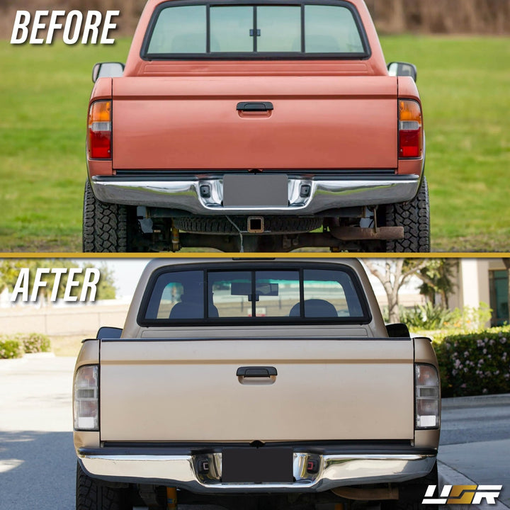 1995 1996 1997 1998 1999 2000 2001 2002 2003 2004 Toyota Tacoma Pickup Frosted All Clear Lens Tail Lights

#light-source_incandescent