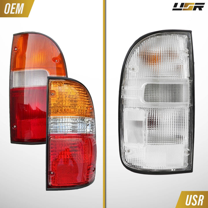 1995 1996 1997 1998 1999 2000 2001 2002 2003 2004 Toyota Tacoma Pickup Frosted All Clear Lens Tail Lights

#light-source_led