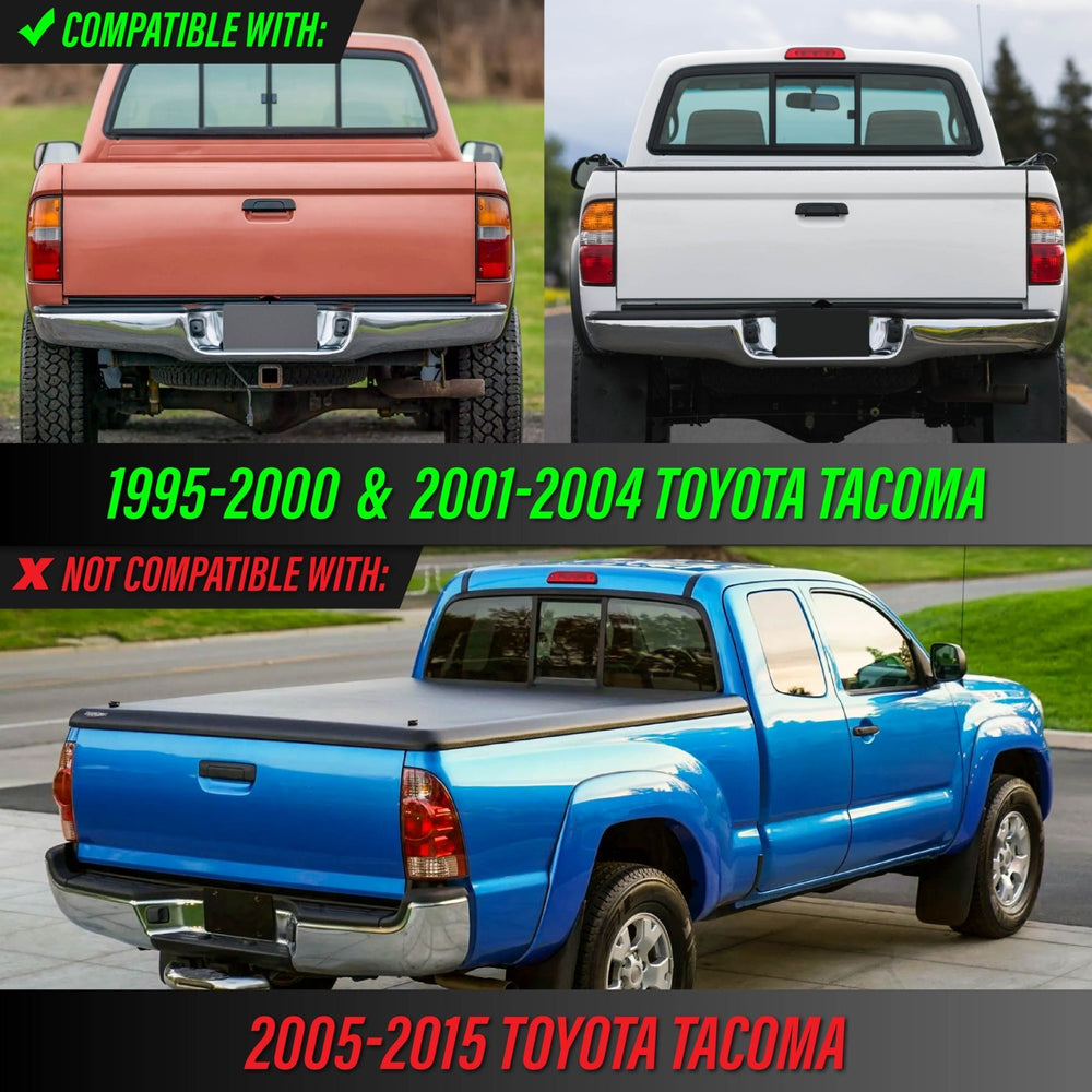 1995 1996 1997 1998 1999 2000 2001 2002 2003 2004 Toyota Tacoma Pickup Frosted All Clear Lens Tail Lights

#light-source_incandescent