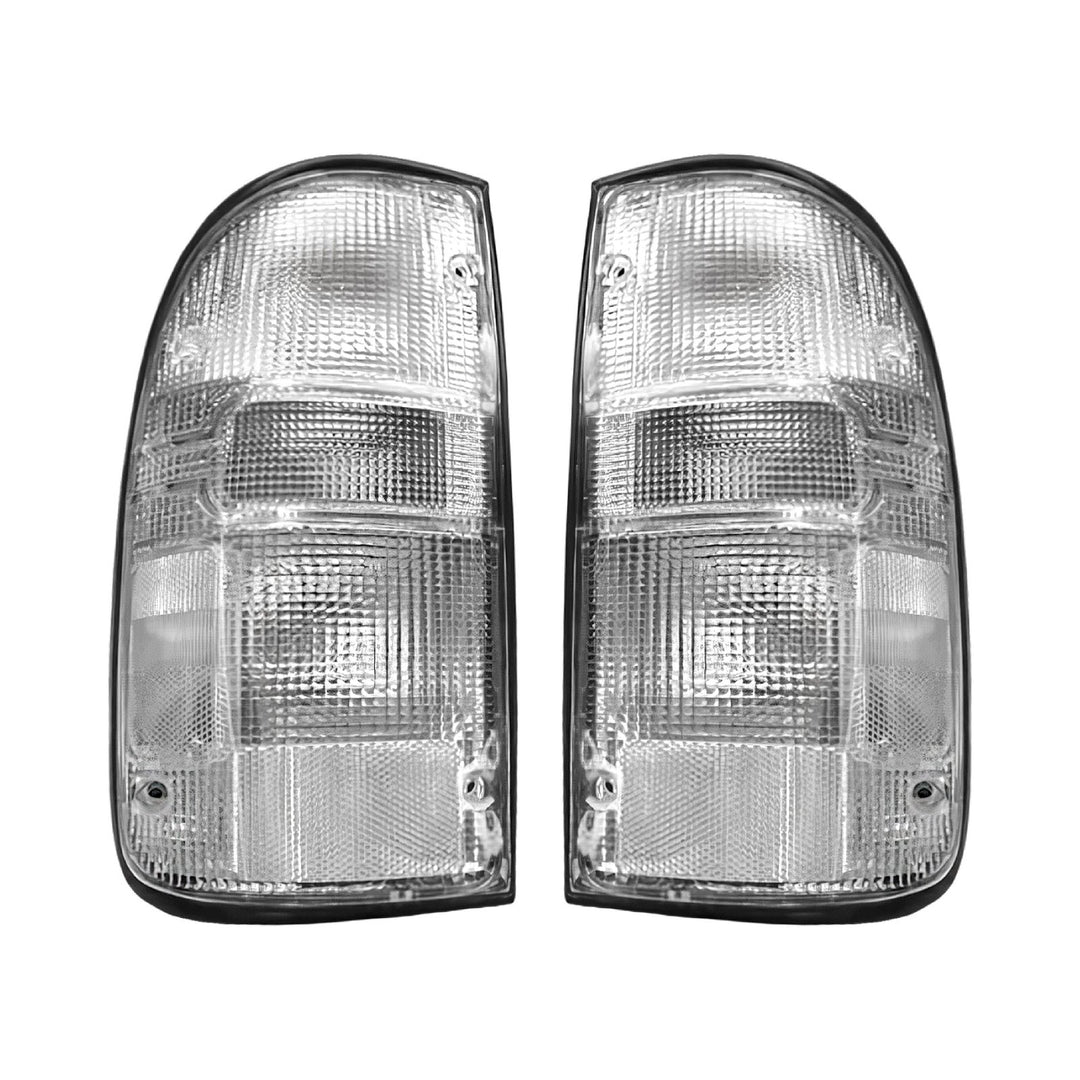 1995 - 2004 Toyota Tacoma Pickup Frosted All Clear Lens Tail Lights