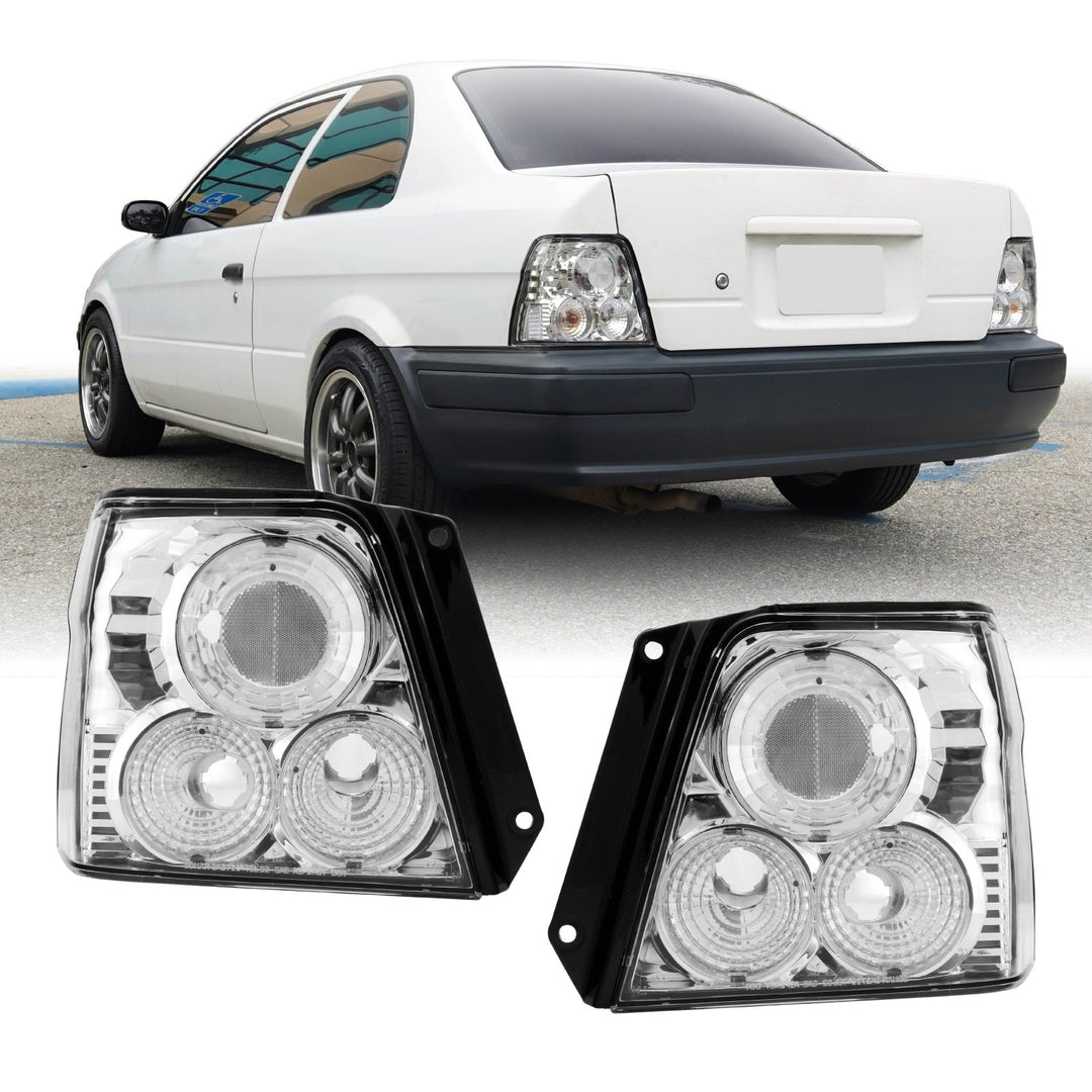 1995 1996 1997 Toyota Tercel All Clear Lens Tail Lights Cleared Alteza Style

#light-source_no-bulbs