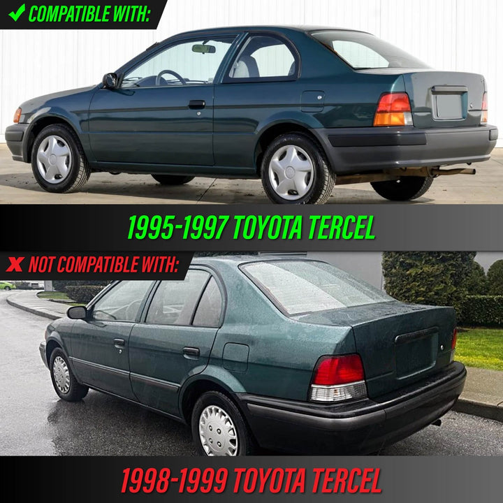 1995 1996 1997 Toyota Tercel All Clear Lens Tail Lights Cleared Alteza Style

#light-source_no-bulbs