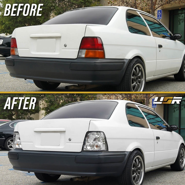 1995 1996 1997 Toyota Tercel All Clear Lens Tail Lights Cleared Alteza Style

#light-source_led