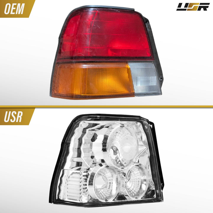 1995 1996 1997 Toyota Tercel All Clear Lens Tail Lights Cleared Alteza Style

#light-source_no-bulbs