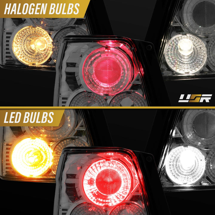 1995 1996 1997 Toyota Tercel All Clear Lens Tail Lights Cleared Alteza Style

#light-source_led
