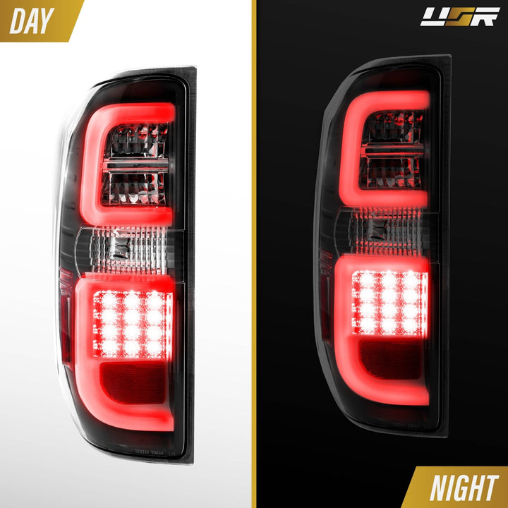 2014-2018 Toyota Tundra SR5 Black Housing Smoke Lens LED Plasma Light Bar Tail Lights