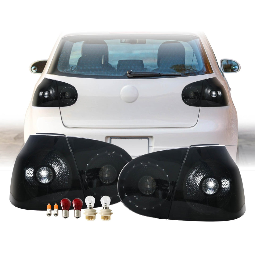 2006-2009 VW Golf 5 GTi R32 Rabbit Mk.5 V All Smoke 4 Piece Tail Lights