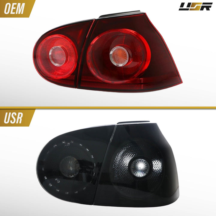 2006-2009 VW Golf 5 GTi R32 Rabbit Mk.5 V All Smoke 4 Piece Tail Lights