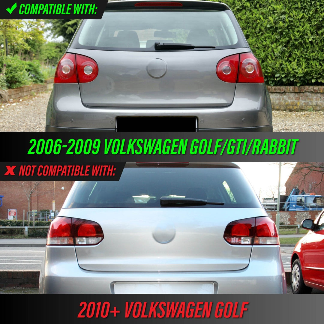 2006-2009 VW Golf 5 GTi R32 Rabbit Mk.5 V All Smoke 4 Piece Tail Lights