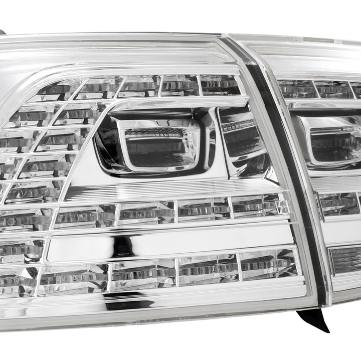 2015 - 2017 Volkswagen Golf GTI Euro Style All Clear Lens 4PC LED Tail Lights + Wire Adapter Harness