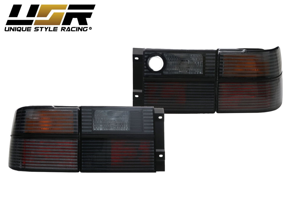 1993 - 1999 Volkswagen Jetta Mk.3 Euro Smoke Lens 4 Piece Tail Light