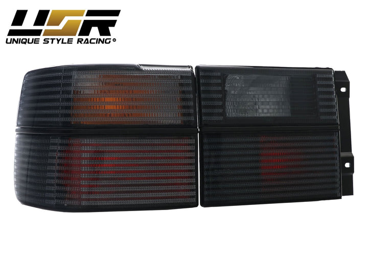 1993 - 1999 Volkswagen Jetta Mk.3 Euro Smoke Lens 4 Piece Tail Light