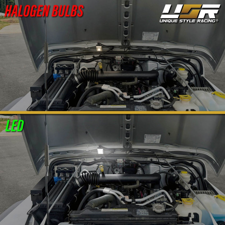 1998 - 2017 Ram Pickup Truck Under Hood Engine Bay White LED Light Upgrade