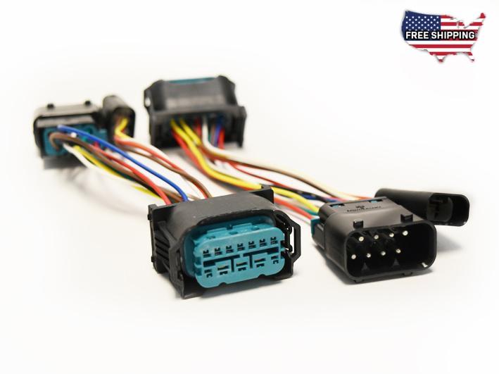 Wiring Harness Adapter 0407 BMW E60 E61 5 Series TO USE ON 2008 - 2010 LCI OEM Headlights For Xenon Models Only