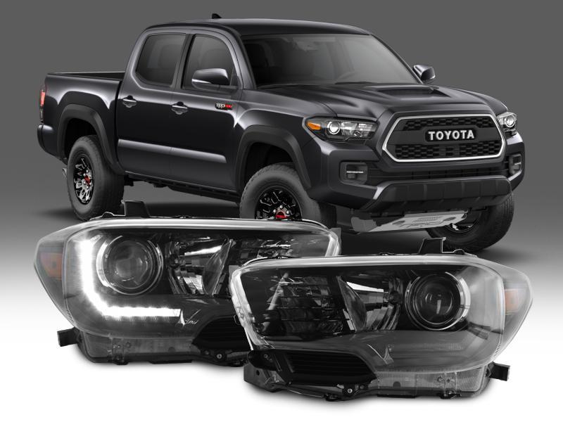 2016 - 2019 Toyota Tacoma Headlight Plug for LED DRL Female/O2 Sensor Mass Air Flow Connector Pair
