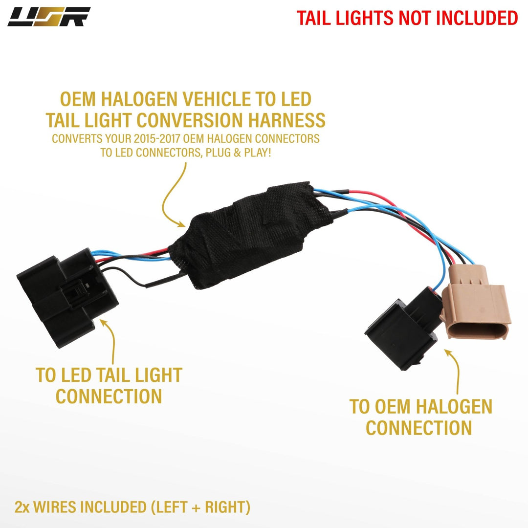 2015 - 2017 Ford F - 150 Halogen to LED Conversion Wire Harness Kit