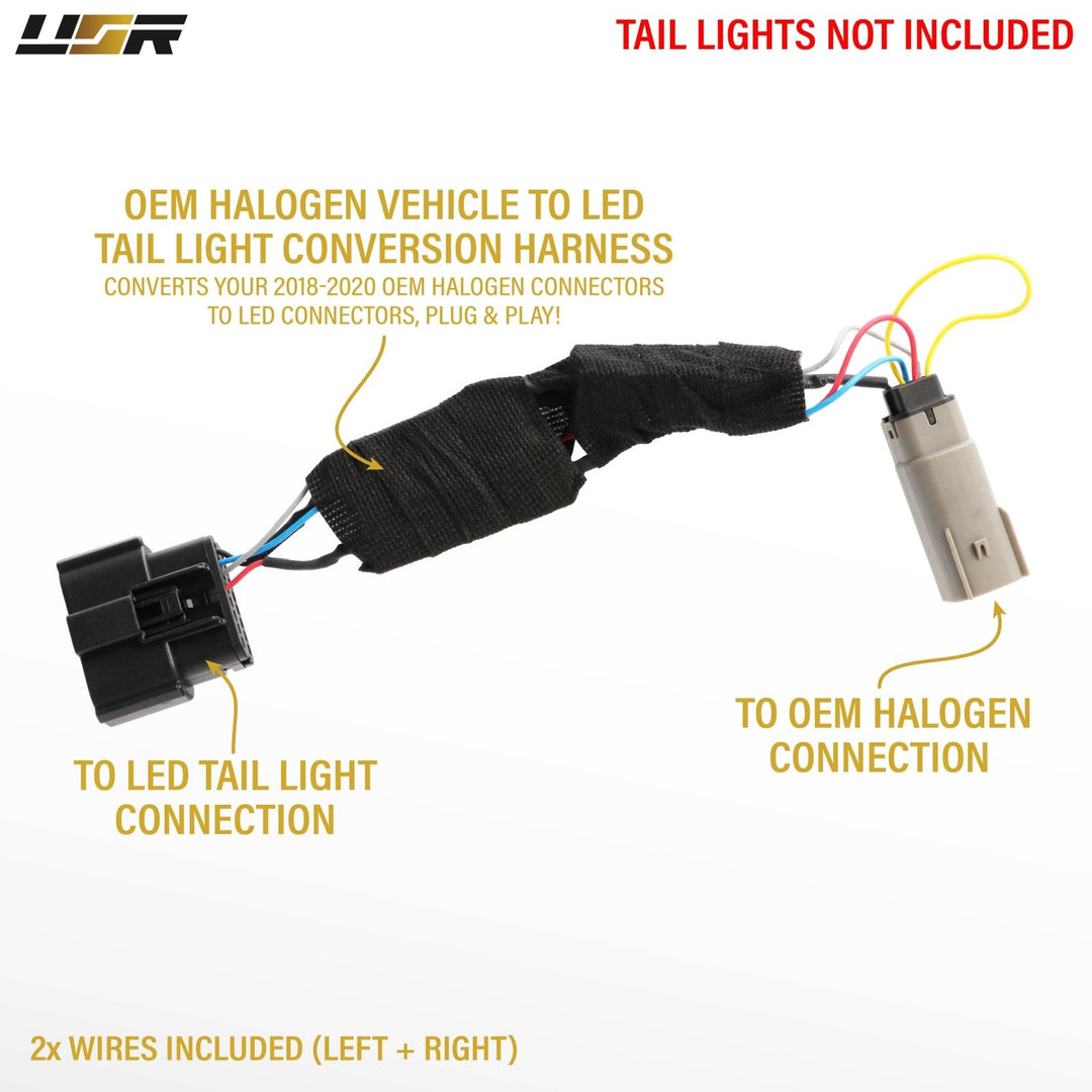 2018 - 2020 Ford F - 150 Halogen to LED Conversion Wire Harness Kit