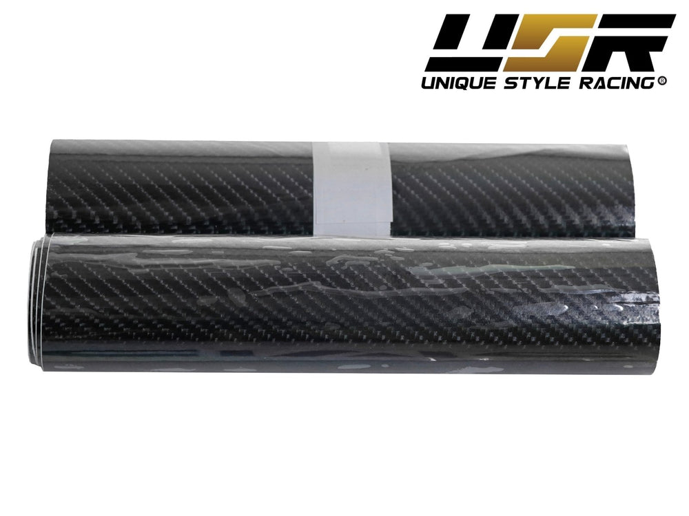 1988 - 1991 Honda Civic Sedan 6D Carbon Fiber Vinyl Wrap for Rear Trunk Center Panel