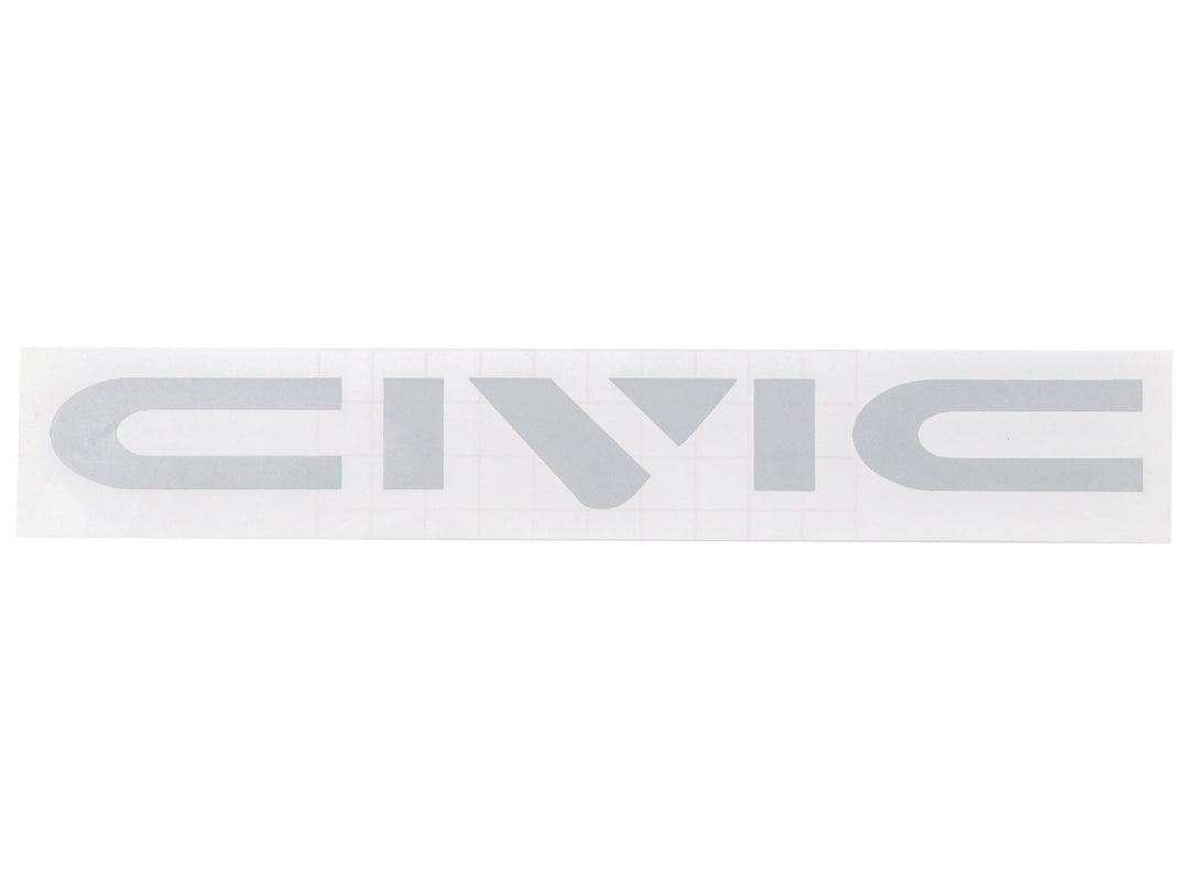 1988 - 1991 Honda Civic Sedan 6D Carbon Fiber Vinyl Wrap for Rear Trunk Center Panel