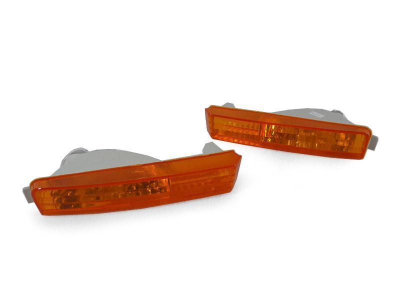 Unique Style Racing DEPO Lighting 1990-1991 Honda Accord DX / LX / EX Clear or Amber Front Bumper Signal Lights - Made By DEPO