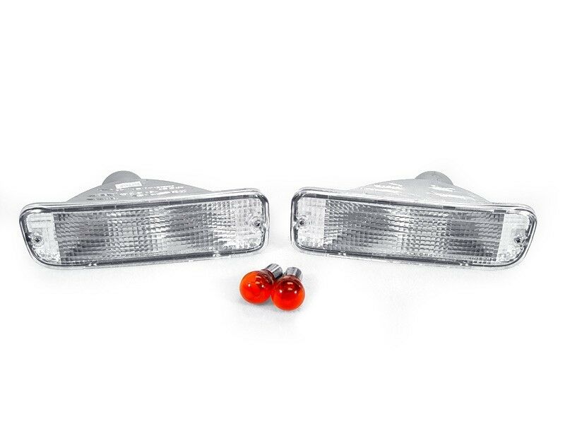 Unique Style Racing DEPO Lighting 1995-1997 Toyota Tacoma Clear Bumper Signal Lights - Made by DEPO