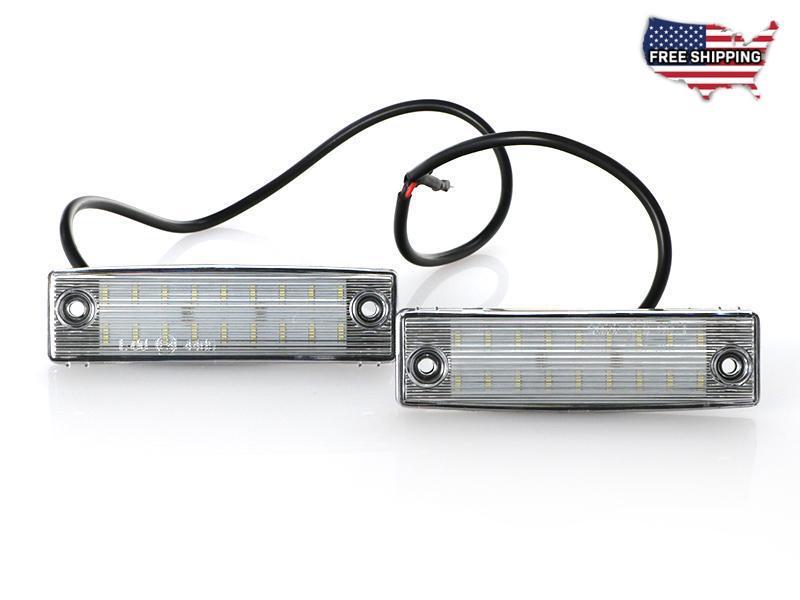 Unique Style Racing Unique Style Racing Lighting 1996-2021 Toyota 4 Runner / 2008-2019 Toyota Sequoia x2 18 SMD Super BRIGHT White LED License Plate Light Assembly