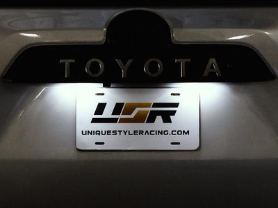 Unique Style Racing Unique Style Racing Lighting 1996-2021 Toyota 4 Runner / 2008-2019 Toyota Sequoia x2 18 SMD Super BRIGHT White LED License Plate Light Assembly