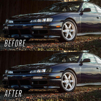 Unique Style Racing Unique Style Racing Lighting 1997-1998 Nissan 240SX S14 Silvia Crystal Smoke Corner Lights - Made by USR