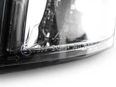Unique Style Racing DEPO Lighting 1999-2006 Volvo S80 Black Housing Clear Corner Lights - Made by USR