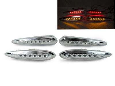 Unique Style Racing DEPO Lighting 2000-2003 Nissan Maxima DEPO Clear or Smoke Front + Rear LED Bumper Side Maker Lights