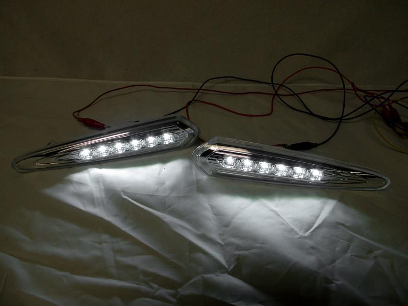 Unique Style Racing DEPO Lighting 2000-2003 Nissan Maxima DEPO Clear or Smoke Rear LED Bumper Side Maker Lights